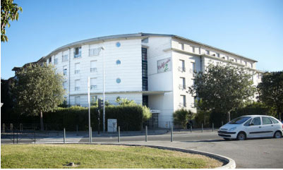 Vue extérieure de la résidence