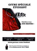 Se faire tailler un costard à tarif étudiant!!