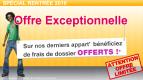 OFFRE EXCEPTIONNELLE