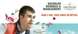 IGS : Nouveau BACHELOR Business & Management en Sept. 2013