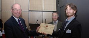 Thibaut WIART reçoit le Prix National André Blanc Lapierre 2012