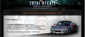 Grand concours Total Recall