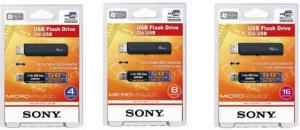 Avec Sony : 1 clé USB achetée, la deuxième à moitié prix !