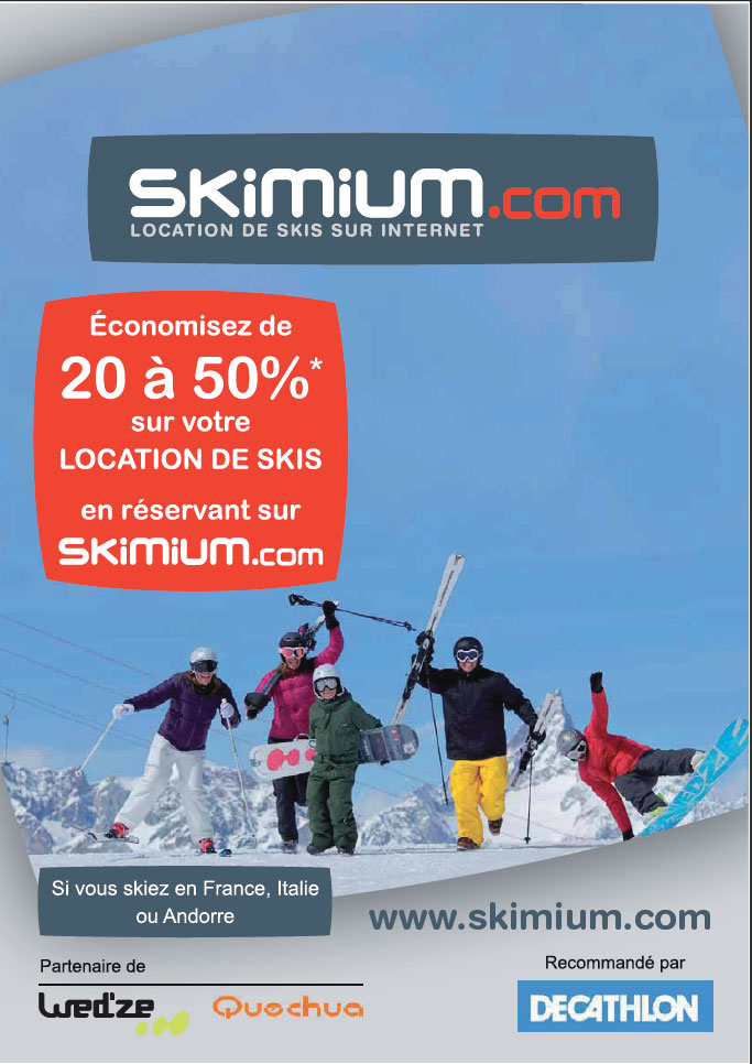 Skimium : Bon plan pour la location de skis sur Internet
