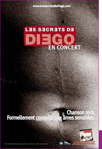 Les secrets de Diego en concert