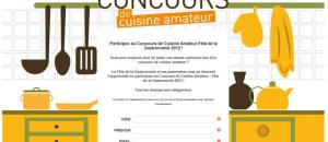 Lancement du premier concours de cuisine amateur