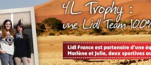 4L Trophy : Lidl France est partenaire d'une équipe étudiante