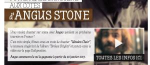 Gagnez votre place sur scène aux côtés d'Angus Stones