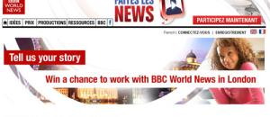 BBC World News prolonge l'opération « BBC Faites les news » jusqu'au 31 mars