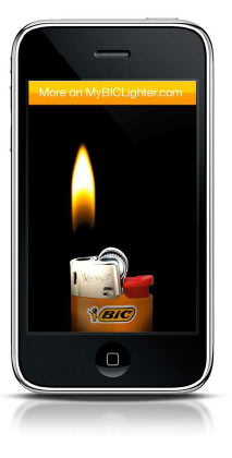 My BIC(R) Lighter - une appli iphone qui met le feu