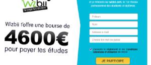 Wizbii offre une bourse  et te paye tes études