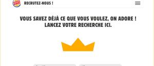 A la recherche d'une job étudiant ? Burger King recrute !