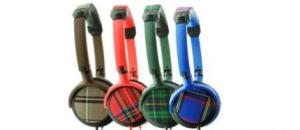 Des casques qui habillent vos oreilles de TARTAN, Scottish fashion !