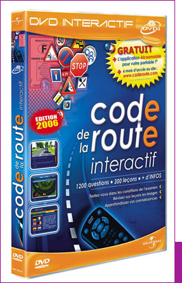 Le code de la route ? Un DVD inetractif pour le préparer !