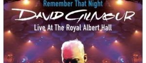 DVD David Gilmour: Remember That Night