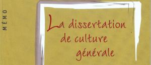 Concours : La dissertation de culture générale -