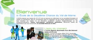 L'École de la 2e Chance du Val-de-Marne lance son site Internet www.e2c94.com