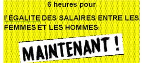 Une campagne pour l'égalité des salaires hommes - femmes