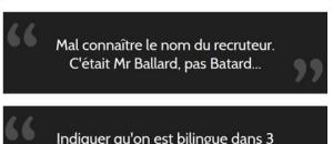 Recherche d'emploi : ne pas être le pire des candidats ?