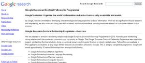 Le programme de bourse universitaire de Google s'internationalise