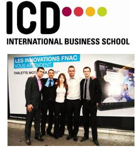 Les apprentis de l'ICD gagnent le Business Game FNAC