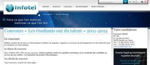 5ème édition du concours Infotel « les étudiants ont du talent »