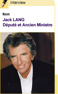 Interview de Jack Lang