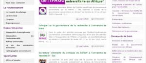 Inauguration de l'Institut panafricain de gouvernance universitaire (IPAGU)