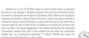 Une section Webdesign à l'IPESAA