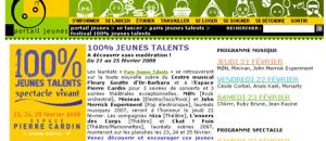 100% Jeunes talents : la promotion 2008 bientôt connue 