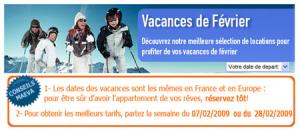 Ski : Il est encore temps de réserver pour vos vacances de Février! 