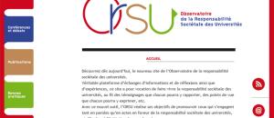 La Responsabilité Sociétale des Universités  a son Observatoire
