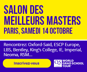 Salon QS World Grad School Tour à Paris le samedi 14 Octobre