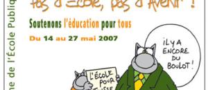 campagne nationale - Pas d'Ecole, Pas d'Avenir -