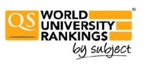 Les universités françaises dans le top 20 du classement mondial QS World University Rankings ™par disciplines