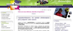 questionSaison.fr : le portail des job saisonniers en Rhône Alpes