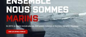 La Marine nationale, acteur majeur de l'emploi des jeunes, recrute plus de 3500 hommes et femmes âgés de 16 à 30 ans en 2019