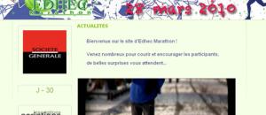 L'association EDHEC Marathon organise une journée sportive le 28 mars 2010 à Villeneuve d'Ascq