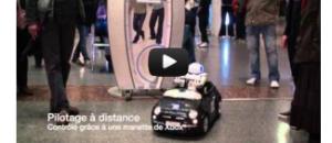 Découvrez le robot Nao au volant d'une voiture au Toulouse Game Show