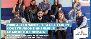 Saint-Gobain recrute 1000 alternants en 2025