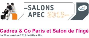 « Salon de l'Ingénieur » et salon « Cadres & Co » à Paris le 26 novembre