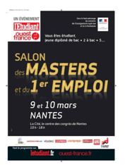 Salon des Masters et du 1er Emploi La Cité, le centre des congrès de Nantes