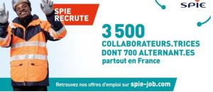 SPIE recrute 700 alternants partout en France