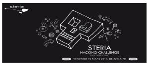 Steria Hacking Challenge - 15 mars 2013
