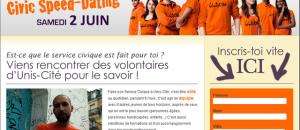 UNIS-CITE ORGANISE UNE OPERATION DE  « CIVIC SPEED-DATING »