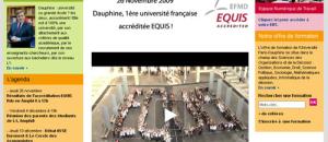 Dauphine 1ère université française à obtenir l’accréditation EQUIS pour l’ensemble de l’université