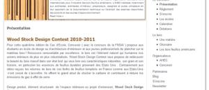 Wood Stock Design Contest invite les étudiants à participer au concours