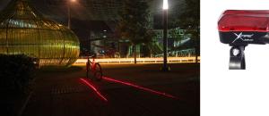 Xfire Safety Light, une superbe protection lumineuse pour vélo : circuler en velo la nuit en toute sécurité