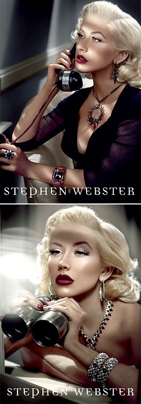 Christina Aguilera pose pour Stephen Webster