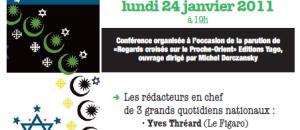 Le Proche-Orient vu par les rédac' chef de Libération, Le Figaro et Le Monde à l'ESG Management School le 24/01